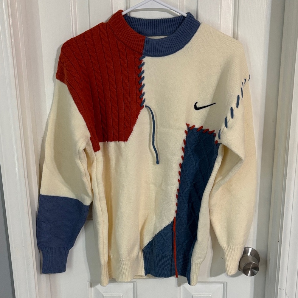 Men's Multicolor Patchwork Sweater